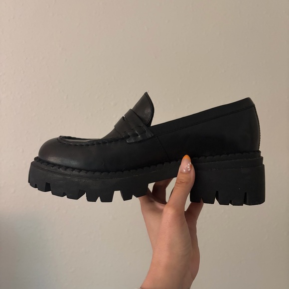 FREE PEOPLE LYRA LUG SOLE LOAFERS - Picture 7 of 12